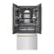 Autograph Edition 36 In. 19.6 Cu. Ft. French Door Built-in Bottom Freezer Refrigerator With Water Dispenser And Ice Maker In Satin Stainless Steel With Graphite Gray Interior And Champagne Bronze Accents