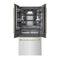 Autograph Edition 36 In. 19.6 Cu. Ft. French Door Built-in Bottom Freezer Refrigerator With Water Dispenser And Ice Maker In Satin Stainless Steel With Graphite Gray Interior And Polished Gold Accents