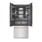 Autograph Edition 36 In. 19.6 Cu. Ft. French Door Built-in Bottom Freezer Refrigerator With Water Dispenser And Ice Maker In Satin Stainless Steel With Graphite Gray Interior And Polished Gold Accents