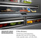 Autograph Edition 36 In. 19.6 Cu. Ft. French Door Built-in Bottom Freezer Refrigerator With Water Dispenser And Ice Maker In Satin Stainless Steel With Graphite Gray Interior And Polished Gold Accents