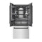 Autograph Edition 36 In. 19.6 Cu. Ft. French Door Built-in Bottom Freezer Refrigerator With Water Dispenser And Ice Maker In Satin Stainless Steel With Graphite Gray Interior And Matte Black Accents