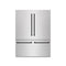 Autograph Edition 60 In. 32.2 Cu. Ft. French Door Built-in Bottom Freezer Refrigerator With Water Dispenser And Ice Maker In Satin Stainless Steel With Graphite Gray Interior And Matte Black Accents