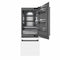 Autograph Edition 30 In. 16.1 Cu. Ft. Built-in Bottom Freezer Refrigerator With Water Dispenser And Ice Maker In White Matte With Graphite Gray Interior And Matte Black Accents