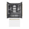 Autograph Edition 36 In. 19.6 Cu. Ft. French Door Built-in Bottom Freezer Refrigerator With Water Dispenser And Ice Maker In White Matte With Graphite Gray Interior And Champagne Bronze Accents