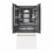 Autograph Edition 36 In. 19.6 Cu. Ft. French Door Built-in Bottom Freezer Refrigerator With Water Dispenser And Ice Maker In White Matte With Graphite Gray Interior And Champagne Bronze Accents