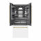 Autograph Edition 36 In. 19.6 Cu. Ft. French Door Built-in Bottom Freezer Refrigerator With Water Dispenser And Ice Maker In White Matte With Graphite Gray Interior And Polished Gold Accents