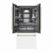 Autograph Edition 36 In. 19.6 Cu. Ft. French Door Built-in Bottom Freezer Refrigerator With Water Dispenser And Ice Maker In White Matte With Graphite Gray Interior And Polished Gold Accents