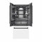 Autograph Edition 36 In. 19.6 Cu. Ft. French Door Built-in Bottom Freezer Refrigerator With Water Dispenser And Ice Maker In White Matte With Graphite Gray Interior And Matte Black Accents
