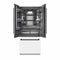 Autograph Edition 36 In. 19.6 Cu. Ft. French Door Built-in Bottom Freezer Refrigerator With Water Dispenser And Ice Maker In White Matte With Graphite Gray Interior And Matte Black Accents