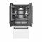Autograph Edition 36 In. 19.6 Cu. Ft. French Door Built-in Bottom Freezer Refrigerator With Water Dispenser And Ice Maker In White Matte With Graphite Gray Interior And Matte Black Accents