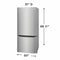 20 Cu. Ft. Standard-Depth Bottom Freezer Refrigerator
