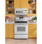 Ge® Energy Star® 30" Free-standing Electric Convection Range With No Preheat Air Fry And Easywash™ Oven Tray