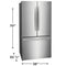 23 Cu. Ft. Counter-Depth French Door Refrigerator