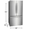 29 Cu. Ft. Standard-Depth French Door Refrigerator
