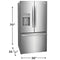 27.8 Cu. Ft. French Door Refrigerator with Adjustable Temp Drawer