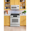 Ge® Energy Star® 30" Slide-in Electric Convection Range With No Preheat Air Fry And Easywash™ Oven Tray