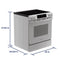 Ge® Energy Star® 30" Slide-in Electric Convection Range With No Preheat Air Fry And Easywash™ Oven Tray