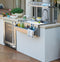 24″ Outdoor Dual Zone Refrigerator with Wine Storage (UV-Coated Glass Door)