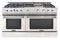 60″ Grand Chef Range 4 Sealed Burners / Grill / Griddle / 2 Sealed Burners LP
