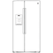 Ge® 23.0 Cu. Ft. Side-by-side Refrigerator