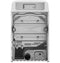7.2 cu. ft. Capacity Gas Dryer with Up To 120 ft. Venting and Reversible Door