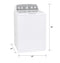 4.6 cu. ft. Capacity Washer with Stainless Steel Basket