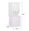 Ge Unitized Spacemaker® 3.8 Cu. Ft. Capacity Washer With Stainless Steel Basket And 5.9 Cu. Ft. Capacity Electric Dryer
