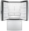 Ge® Energy Star® 23.1 Cu. Ft. Counter-depth Fingerprint Resistant French-door Refrigerator