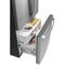 Ge® Energy Star® 23.1 Cu. Ft. Counter-depth Fingerprint Resistant French-door Refrigerator