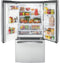 Ge® Energy Star® 17.5 Cu. Ft. Counter-depth French-door Refrigerator