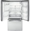 Ge® Energy Star® 17.5 Cu. Ft. Counter-depth French-door Refrigerator