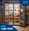 23.5 Cu. Ft. Counter-Depth Side-By-Side Refrigerator with LED Light Walls and Extra Tall Dispenser