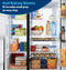 23.5 Cu. Ft. Counter-Depth Side-By-Side Refrigerator with LED Light Walls and Extra Tall Dispenser
