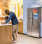 23.5 Cu. Ft. Counter-Depth Side-By-Side Refrigerator with LED Light Walls and Extra Tall Dispenser