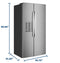 23.5 Cu. Ft. Counter-Depth Side-By-Side Refrigerator with LED Light Walls and Extra Tall Dispenser