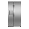 23.5 Cu. Ft. Counter-Depth Side-By-Side Refrigerator with LED Light Walls and Extra Tall Dispenser