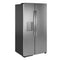 23.5 Cu. Ft. Counter-Depth Side-By-Side Refrigerator with LED Light Walls and Extra Tall Dispenser