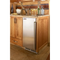 15 Inch Clear Ice Maker with 27 lb. Storage Capacity, 55 lbs. Production Capacity per 24 Hours, Front Vented and Forced Air Refrigeration System: Requires Custom Panel