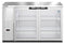 Refrigerator, Two Section, Stainless Steel Back Bar Back Bar, Glass Doors