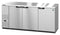 Refrigerator, Three Section, Stainless Steel Back Bar Back Bar, Solid Doors