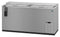 Refrigerator, Two Section, Stainless Steel Back Bar Bottle Cooler, Slide Top Doors