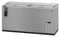Refrigerator, Two Section, Stainless Steel Back Bar Bottle Cooler, Slide Top Doors