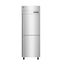 Heated Cabinet, Single Section Upright, Half Stainless Doors with Lock