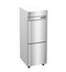 Heated Cabinet, Single Section Upright, Half Stainless Doors with Lock