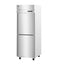 Heated Cabinet, Single Section Upright, Half Stainless Doors with Lock