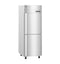 Heated Cabinet, Single Section Pass Thru Upright, Half Stainless Doors with Lock