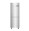 Heated Cabinet, Single Section Pass Thru Upright, Half Stainless Doors with Lock