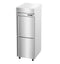 Heated Cabinet, Single Section Pass Thru Upright, Half Stainless Doors with Lock