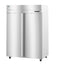 Heated Cabinet, Two Section Upright, Full Stainless Doors with Lock
