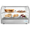 22 in. Curved Glass Countertop Display Warmer, 1.5. cu. ft